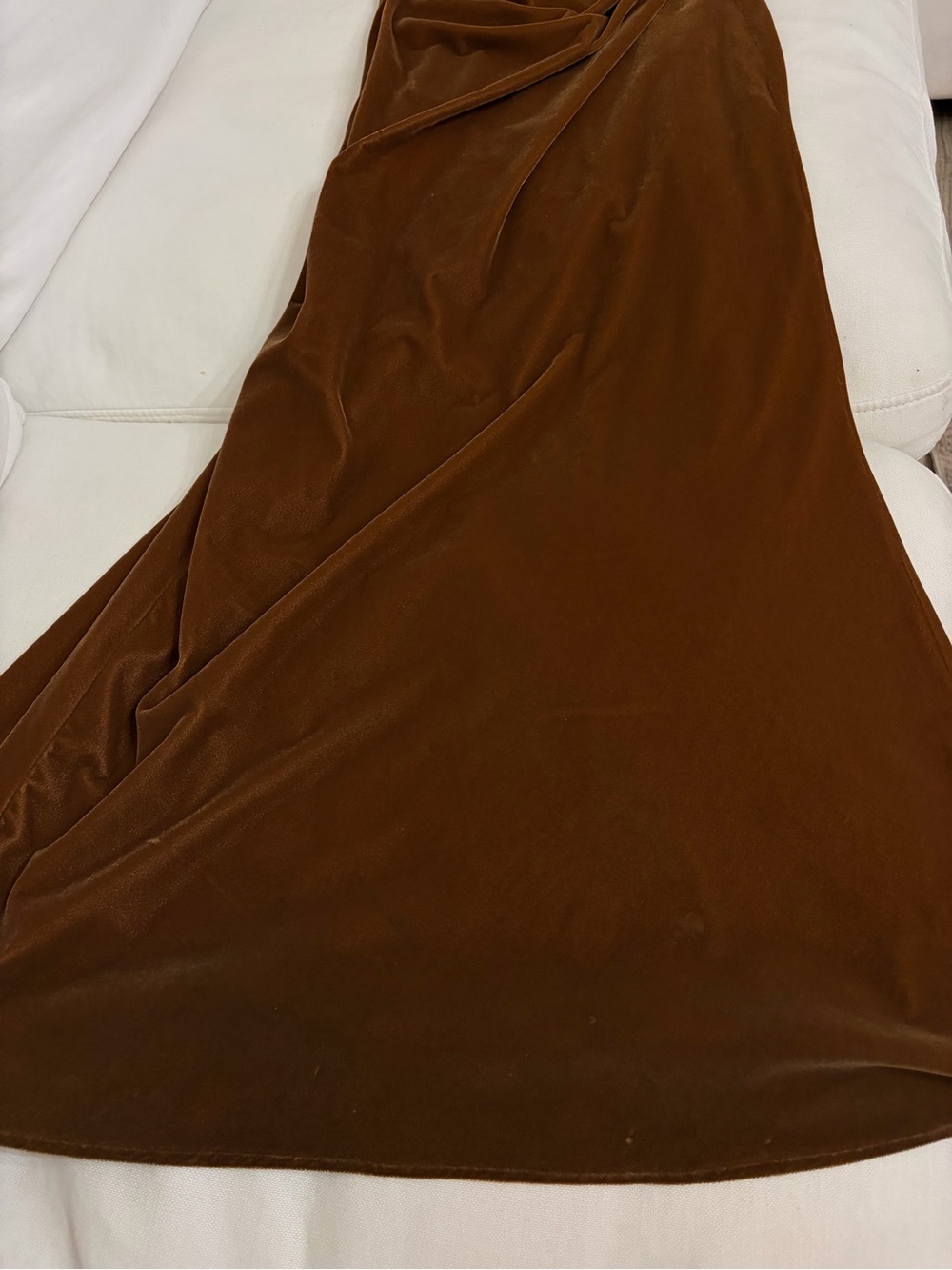 House of CB Strapless Brown PERSEPHONE
Coffee Velvet Strapless Corset Maxi Dress - Picture 6 of 9